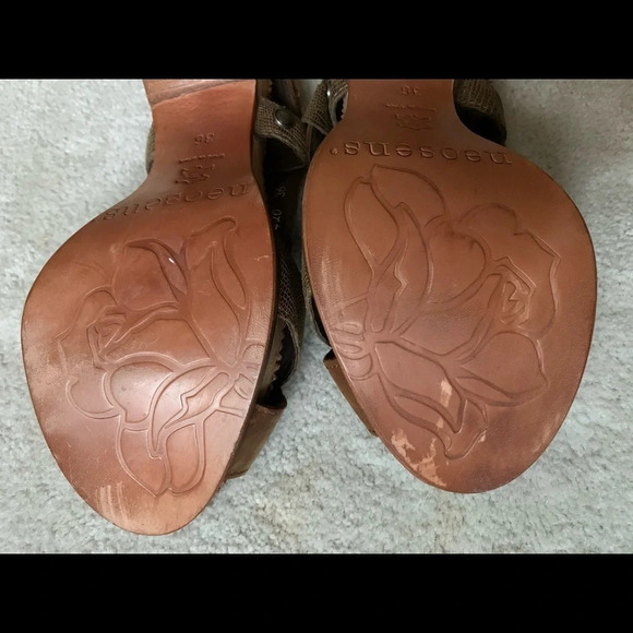 Neosens Sandals Slingback made in Spain leather straps size 36 - Picture 16 of 16